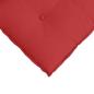 Preview: Rückenkissen Rot 120 x 19 x 50 cm Stoff