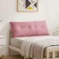 Preview: ARDEBO.de - Rückenkissen Rosa 120 x 50 cm Cordstoff