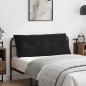Preview: ARDEBO.de - Rücken Kissen Schwarz 120 x 50 cm Cordstoff
