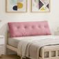 Preview: ARDEBO.de - Rückenkissen Rosa 140 x 50 cm Cordstoff