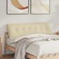 Preview: ARDEBO.de - Rückenkissen Creme 160 x 19 x 50 cm Stoff