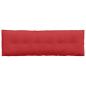 Preview: Rückenkissen Rot 160 x 19 x 50 cm Stoff