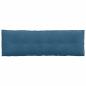 Preview: Rückenkissen Blau 160 x 50 cm Cordstoff