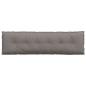 Preview: Rückenkissen Taupe 180 x 19 x 50 cm Stoff