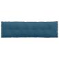 Preview: Rückenkissen Blau 180 x 50 cm Cordstoff