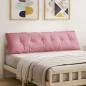Preview: ARDEBO.de - Rückenkissen Rosa 180 x 50 cm Cordstoff