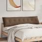 Preview: ARDEBO.de - Rückenkissen Braun 200 x 19 x 50 cm Stoff