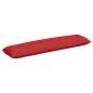 Preview: Rückenkissen Rot 200 x 19 x 50 cm Stoff