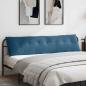 Preview: ARDEBO.de - Rückenkissen Blau 200 x 50 cm Cordstoff