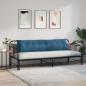 Preview: Rückenkissen Blau 200 x 50 cm Cordstoff