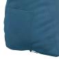 Preview: Rückenkissen Blau 45 x 20 x 35 cm Cordstoff