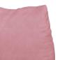 Preview: Rückenkissen Rosa 45 x 20 x 35 cm Cordstoff