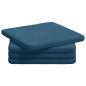 Preview: Sitzkissen 4 Stk. Samt Blau 40 x 40 x 3 cm