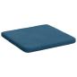 Preview: Sitzkissen 4 Stk. Samt Blau 40 x 40 x 3 cm