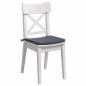 Preview: Sitzkissen 4 stk. Samt Dunkelgrau 40 x 40 x 3 cm