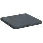 Preview: Sitzkissen 4 stk. Samt Dunkelgrau 40 x 40 x 3 cm