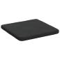 Preview: Sitzkissen 4 stk. Samt Schwarz 40 x 40 x 3 cm