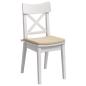 Preview: Sitzkissen 4 Stk. Mikrofaserstoff Creme 40 x 40 x 3 cm