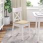 Preview: Sitzkissen 4 Stk. Mikrofaserstoff Creme 40 x 40 x 3 cm