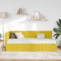 Preview: Eckbettgestell Gelb 90 x 190 cm Samt