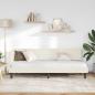 Preview: Eckbettgestell Creme 80 x 200 cm Samt