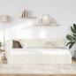 Preview: Eckbettgestell Creme 90 x 190 cm Samt