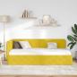 Preview: Eckbettgestell Gelb 100 x 200 cm Samt