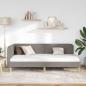 Preview: Eckbettgestell Taupe 100 x 200 cm Stoff
