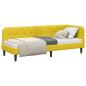 Preview: Eckbettgestell Gelb 80 x 200 cm Samt