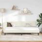Preview: Eckbettgestell Creme 90 x 190 cm Samt