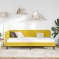 Preview: Eckbettgestell Gelb 100 x 200 cm Samt