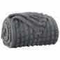 Preview: Wohndecke Dunkelgrau 240 x 220 cm 9.41 kg Fleece