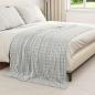 Preview: Wohndecke Grau 200 x 150 cm 0.75 kg Fleece