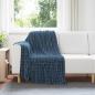 Preview: ARDEBO.de - Wohndecke Marineblau 95 x 220 cm 0.5 kg Fleece