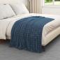 Preview: Wohndecke Marineblau 95 x 220 cm 0.5 kg Fleece