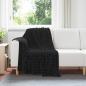 Preview: ARDEBO.de - Wohndecke Schwarz 95 x 220 cm 0,5 kg Fleece