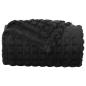 Preview: Wohndecke Schwarz 270 x 240 cm 1.7 kg Fleece