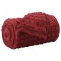 Preview: Wohndecke Bordeauxrot 270 x 240 cm 1.69 kg Fleece
