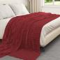 Preview: Wohndecke Bordeauxrot 270 x 240 cm 1.69 kg Fleece
