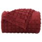 Preview: Wohndecke Bordeauxrot 270 x 240 cm 1.69 kg Fleece