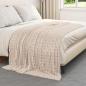 Preview: Wohndecken 6 stk. Beige 200 x 150 cm 4.5 kg Fleece