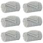Preview: Wohndecken 6 stk. Grau 240 x 220 cm 7.71 kg Fleece