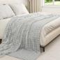 Preview: Wohndecken 6 stk. Grau 240 x 220 cm 7.71 kg Fleece