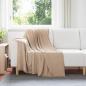 Preview: ARDEBO.de - Wohndecke Kamel 170 x 130 cm 0.34 kg Fleece