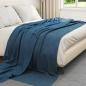 Preview: Wohndecke Marineblau 270 x 240 cm 0.91 kg Fleece