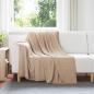Preview: ARDEBO.de - Wohndecken 6 stk. Kamel 200 x 150 cm 2.61 kg Fleece