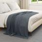 Preview: Wohndecken 6 stk. Dunkelgrau 170 x 130 cm 1.86 kg Fleece