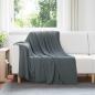Preview: ARDEBO.de - Wohndecken 6 stk. Dunkelgrau 200 x 150 cm 2.61 kg Fleece