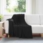 Preview: ARDEBO.de - Wohndecken 6 Stk. Schwarz 170 x 130 cm 1.86 Fleece