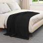 Preview: Wohndecken 6 Stk. Schwarz 170 x 130 cm 1.86 Fleece